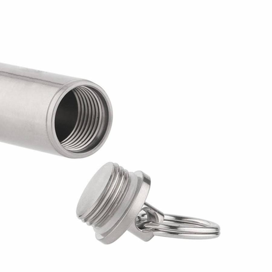 Титановый брелок капсула River Scout Bullet S-Size